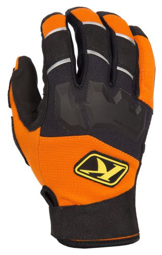 Klim mens orange/black dakar dirt bike gloves mx atv motocross off-road 2016