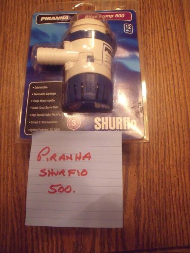 Piranha shurflo bilge pump 500 12 volt #357-011-10