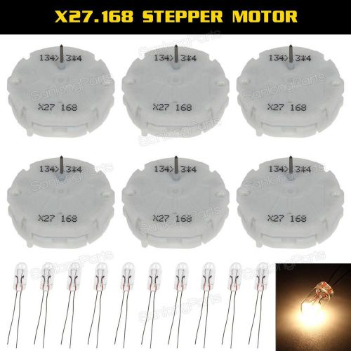 6pcs tachometer cluster stepper motor x27-168/x27.168 + 10 4.7mm lamp for gm