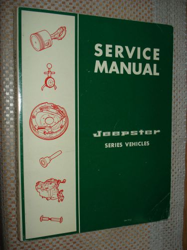 1966-1968 jeep jeepster service manual shop book 1967 repair original commando