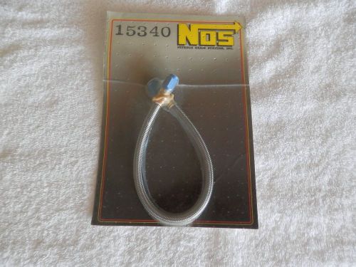 Nos 15340  -4 an female end nitrous oxide systems stainless steel braid hose