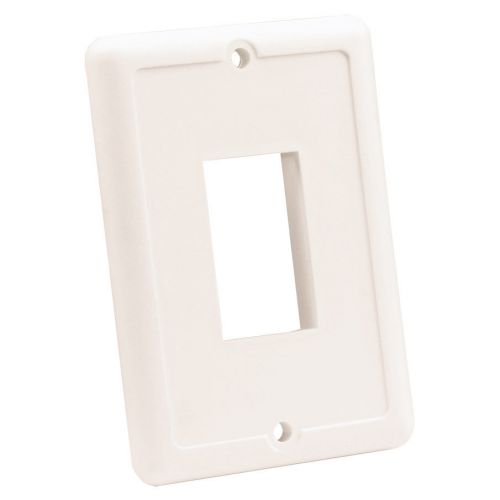 Jr products 14035 ip66 single switch plate polar white