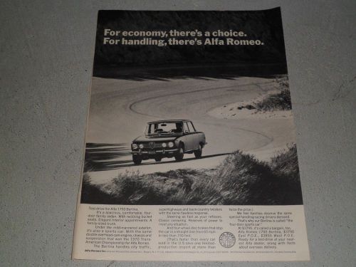 1971 alfa romeo berlina ad / article