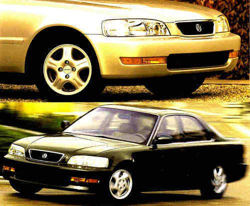 1996 acura 2.5tl &amp; 3.2tl sedan factory brochure-acura