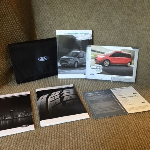 2016 ford transit connect owners manual with warranty guide and case