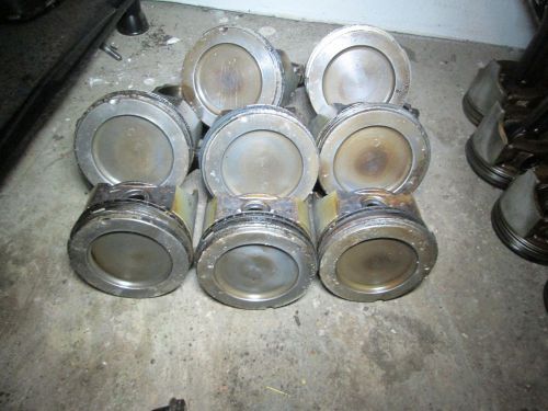 8 stock oldsmobile olds 350 pistons and rods std siz stock