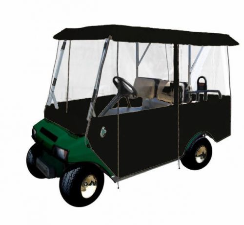 Sell Drivable 4 Person Golf Car Cart Cover Enclosure Black in Carlsbad ...