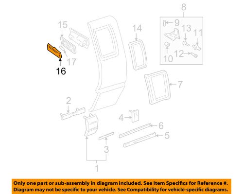 Gm oem roof lamps-lens 336201