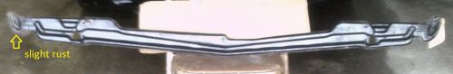 1984-85 citation frt bumper filler #469417 new slt rust see pics