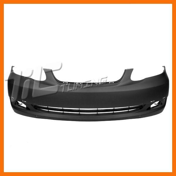 New bumper cover to1000298 05-08 toyota corolla xr s primered black spoiler hole