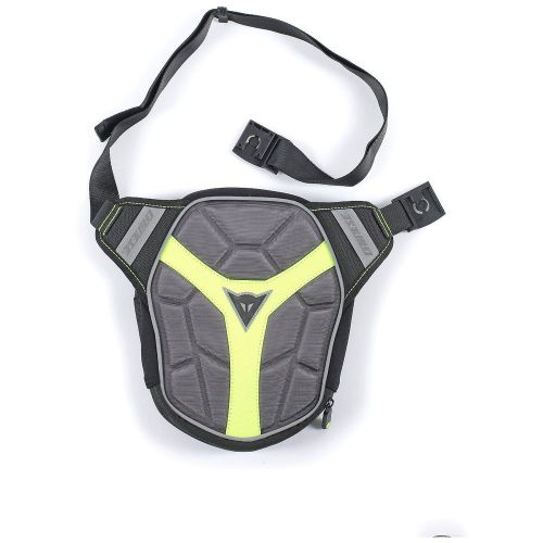 Dainese d-exchange regular leg bag  black/fluo yellow/anthracite