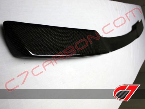 2005-2013 c6 chevrolet corvette zr1 carbon fiber rear spoiler lip