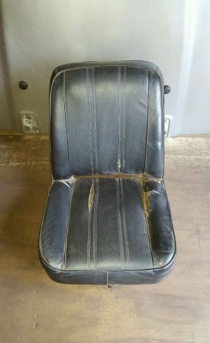 Amc jeep cj factory lowback seat, black cj7  cj5 cj8 scrambler