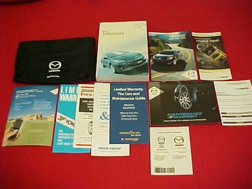 2013 mazda 3 mazda3 original owners manual service guide book kit 13 + case oem