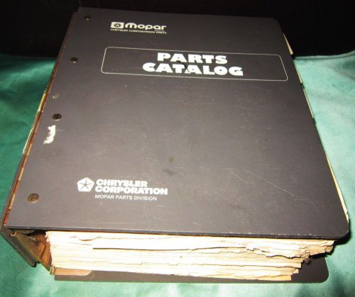 1986 1987 mopar dodge truck parts book manual catalog light duty