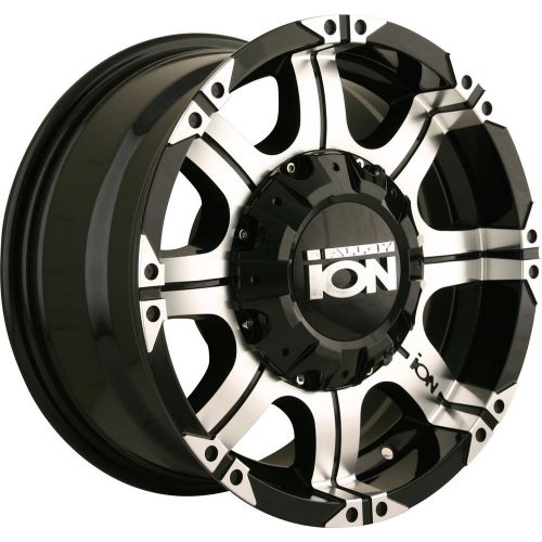 18x9 black alloy ion style 187 8x6.5 &amp; 8x170 +18 wheels terra grappler