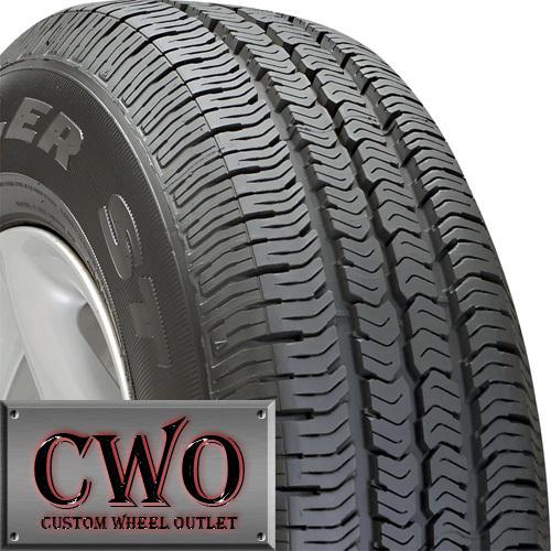 4-new goodyear wrangler st 235/75-16 tires r16 75r16