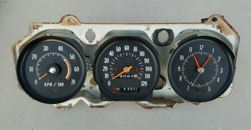 1970 1971 1972 chevelle ss malibu monte carlo el camino oem gm tach and gauges