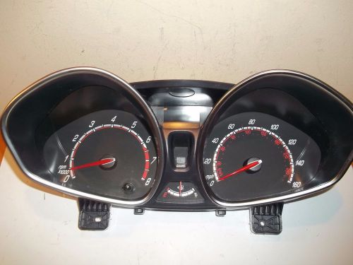 14 15 2014 2015 ford fiesta st speedo speedometer instrument cluster 160 mph oem