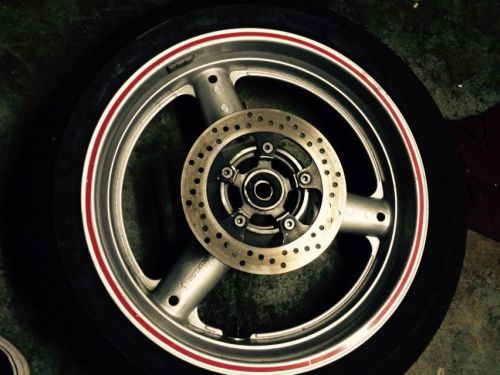 2004 suzuki sv 650 rear wheel rim w/ tire