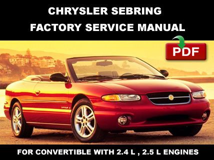 1996 1997 1998 1999 2000 chrysler sebring convertible service repair fsm manual