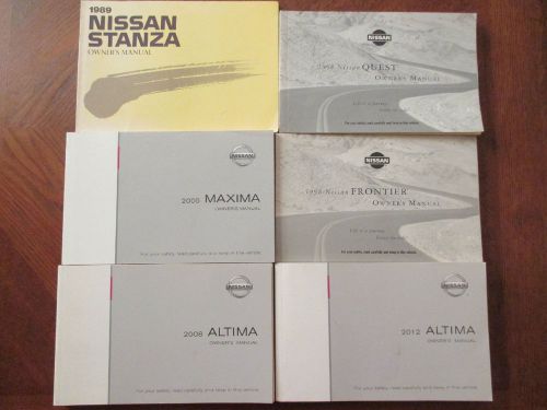 1998 nissan quest original oem factory owner owners manual v40-d