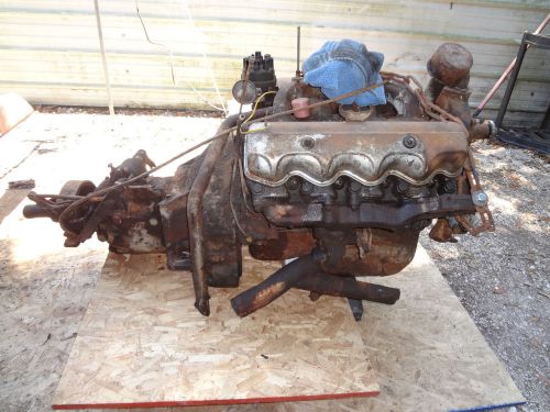 1954 dodge 241 v8 poly engine and 3 speed transmission