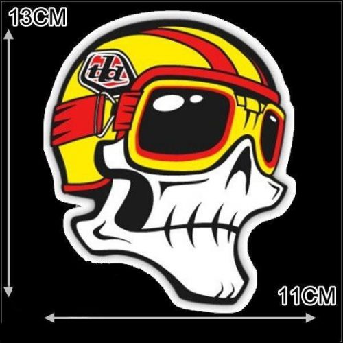 Car hood side fender motorcycle skull decoration decals sticker # 12