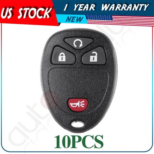 10 replacement remote start keyless entry key fob clicker control for 15913421