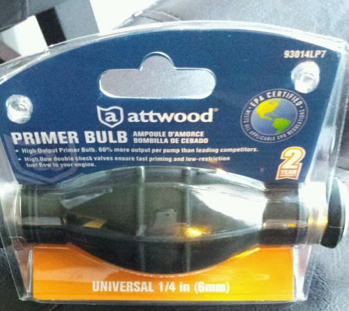 Attwood primer bulb universal 1/4 in (6mm) - 9342lp7