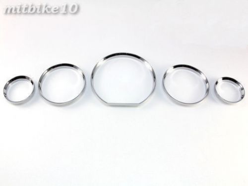 91-98 mercedes benz w140 chrome gauge dash rings dials s-class s320 s500