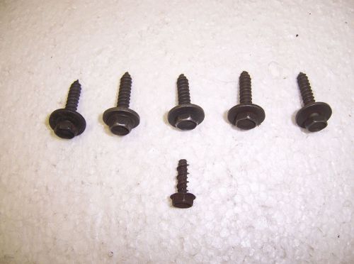 Glove box &amp; cable bolts 6 used 1978 - 1987 el camino monte carlo malibu ub3436