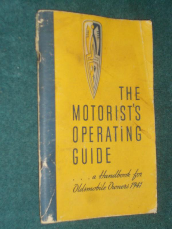 1941 oldsmobile owner's manual / owner's guide book /  original