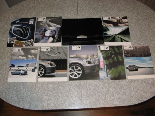 2006 bmw 5 series owners manual set e60 e61 525i 525xi 530i 530xi 550i sdn wagon