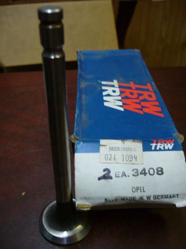 Trw valves for opel #3408