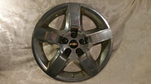 08-12 chevy malibu chrome 17&#034; wheel cover hub cap 9596922 nice