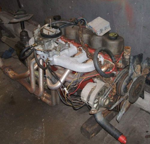 Ford pickup truck 300 6 cyl engine with od stick transmission complete