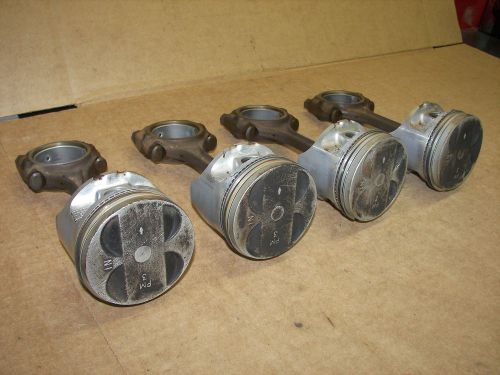 88-91 honda civic dx 1.5l d15b connecting rods and pistons pm3 0.7 hf17 hf8 oem