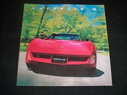 1982 corvette sales brochure excellent shape.. vintage