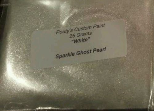 100 g white sparkle pearl pigment - paint special effects custom airbrushing.