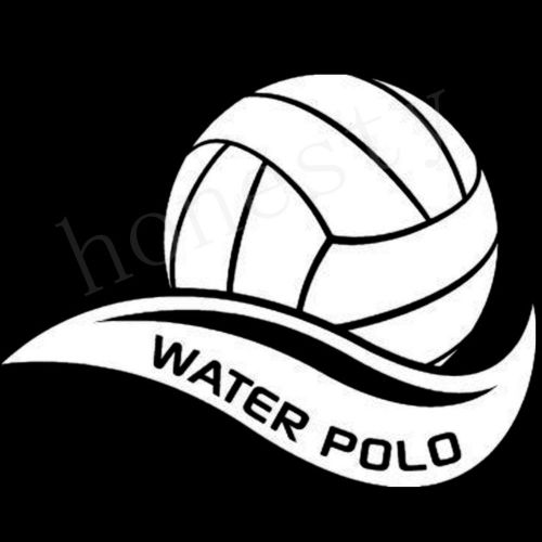 Water polo ball team sports water swim h2o car decals stickers