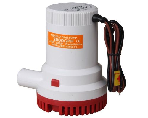 New high quality powerful  2000 gph marine bilge pump-seaflo