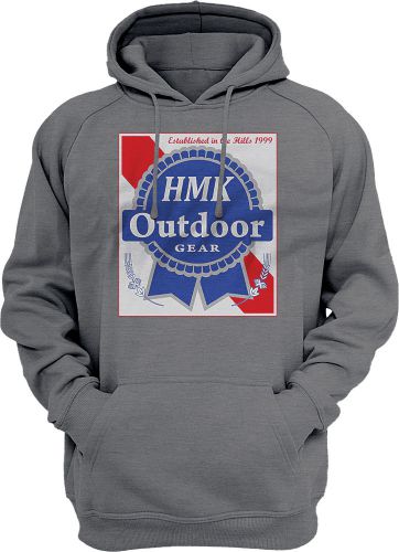 Hmk blue ribbon pullover 2x gray