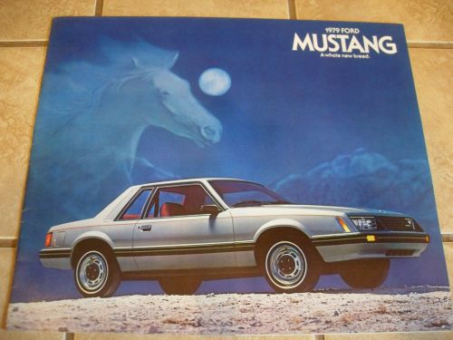 1979 ford mustang cobra ghia sales brochure dealer catalog literature