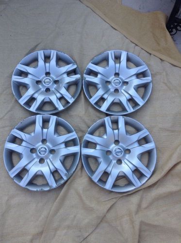 Set of 4 oem 2010-2012 nissan sentra 16&#034; wheel covers hubcaps