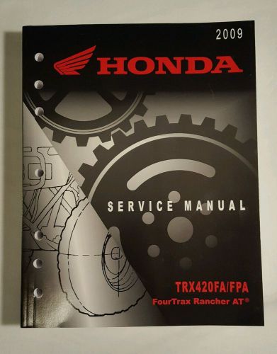 2009 honda oem trx420fa/fpa fourtrax rancher at service manual 61hp700