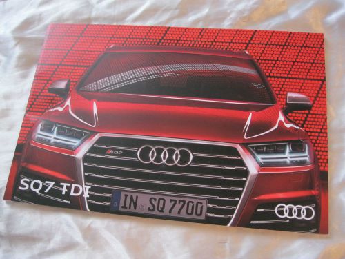 2016 audi sq7 tdi 435 hp full brochure prospekt catalogue german 35 pgs nice