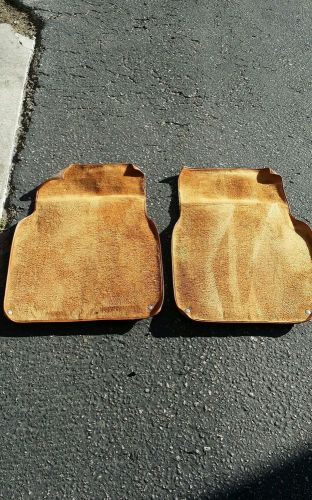 Mercedes benz w116 floor mats oem beige pair