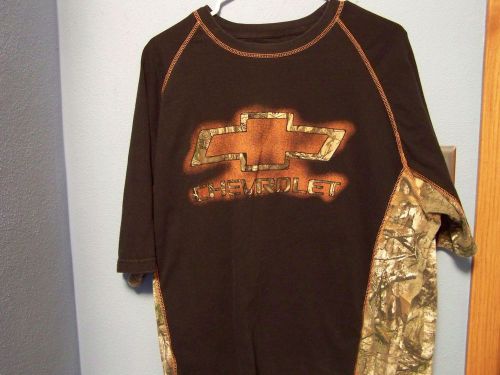 Chevrolet camouflage men’s xl t-shirt