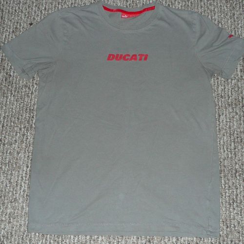 Ducati puma t shirt short-sleeved gray/red rare style!